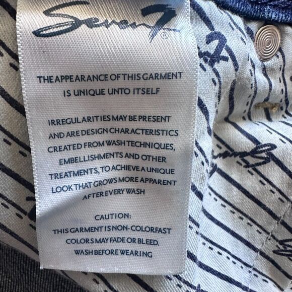 Seven7 Women's Plus Size 22 Dark Wash Denim Boot cut Mid Rise Jean - Picture 8 of 12